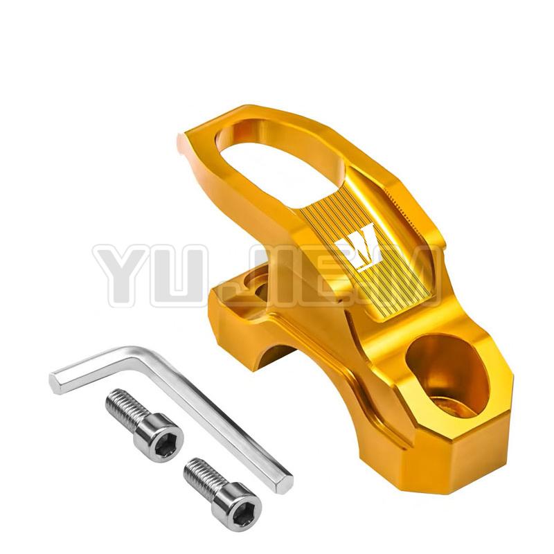 Aluminum Brake Master Cylinder Holder Clamp Bracket Bag Hook Helmet Hanger Accessories For HAOJUE UHR150 UHR125 UHR 50 UHR 125