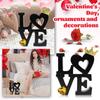 Valentine's Day Decorative Resin Ornaments Home Party Decorative Letters LOVE  Crafts
