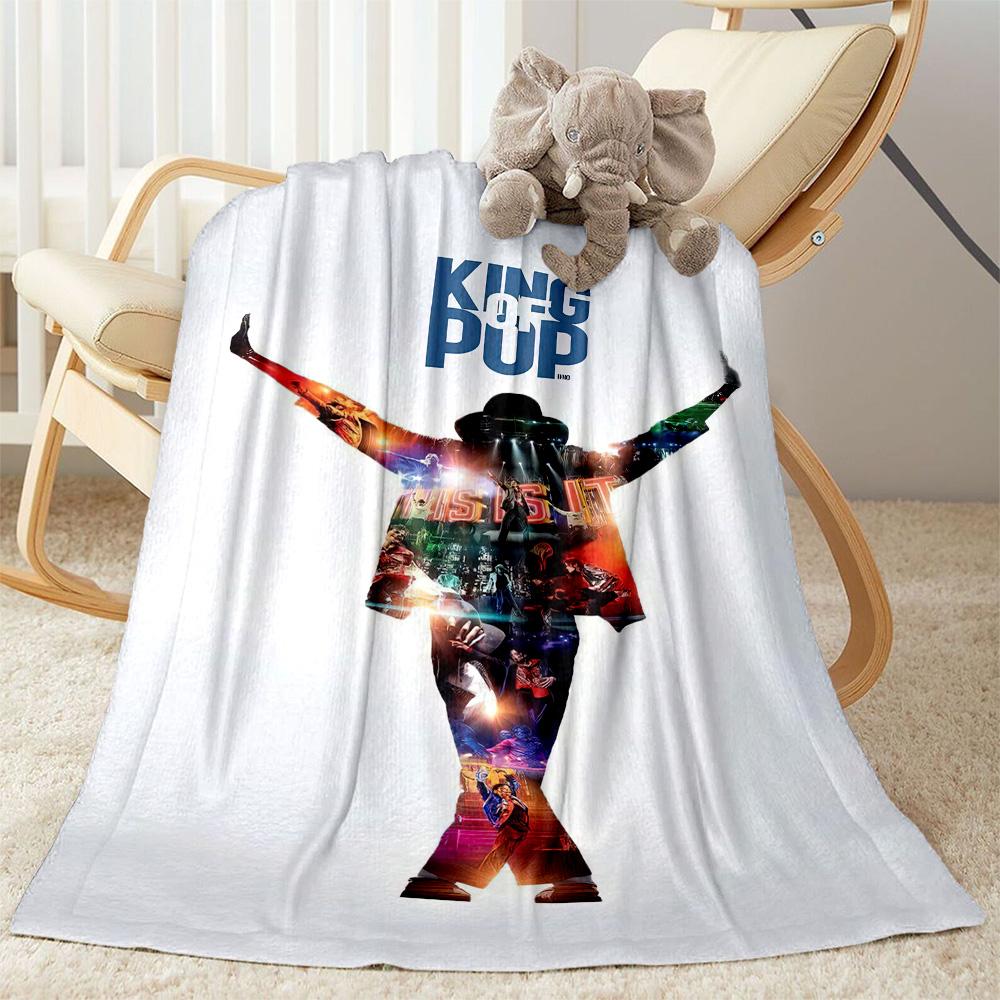 Michael Jackson 166 Blanket Soft & Cozy Great for Couch Livingroom Sofa for All Occasions Warmthful Decor Ideal Gift For Birthday Valentine'S Day