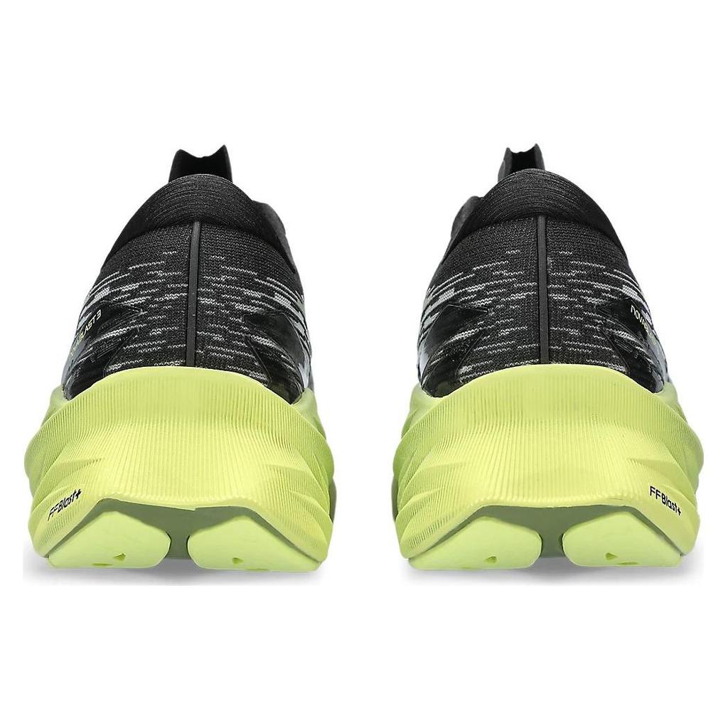 Asics Мужские кроссовки Novablast 3 Black Dryed Leaf Green 1011B458-005
