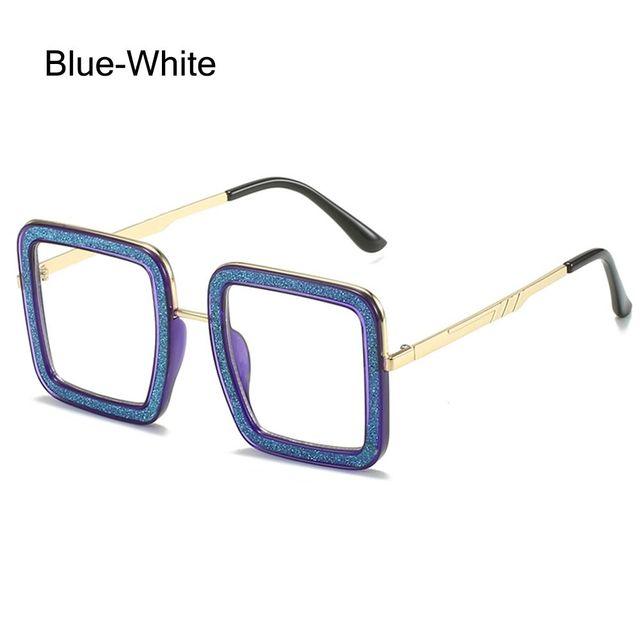 Большие квадратные солнцезащитные очки, женские модные блестящие солнцезащитные очки с бриллиантами, крутые хрустальные оттенки, хипстерские очки Uv400
