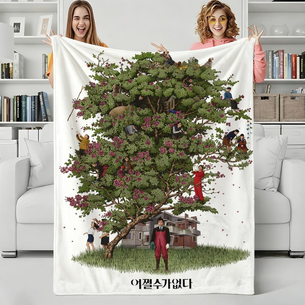 Manga N-NoOtherChoice Throw Flannel Blanket Perfect for Sofa Office Bed Travel Sleep Read Relax Camping four season use