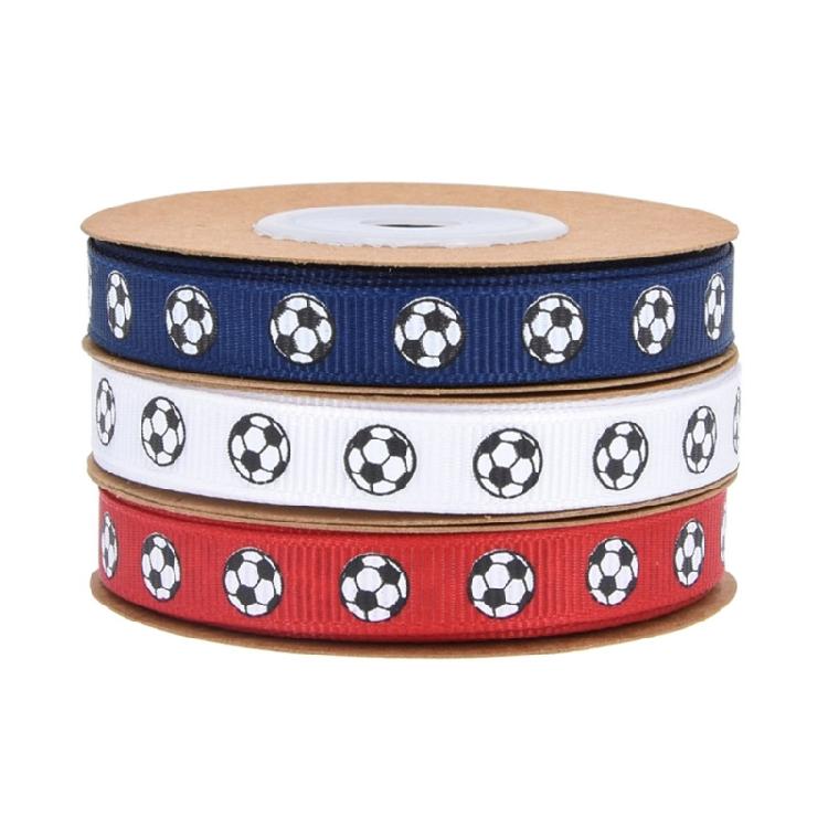 Football Gift Wrapping Ribbon Soccer Birthday Parties Decors Enhances Decors