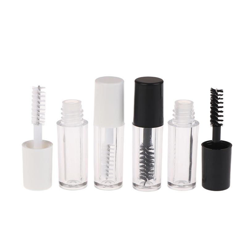 1.2Ml 3Pcs Empty Mascara Tube With Eyelash Wand Eyelash Cream Growth Solution Container Refillable Bottle Trial Packaging Diy