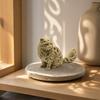 3D-печатное украшение в виде персидского кота Yousheng, Полая фигурка животного с деликатной текстурой, Компактный настольный декор, Креативная идея подарка для дома и офиса