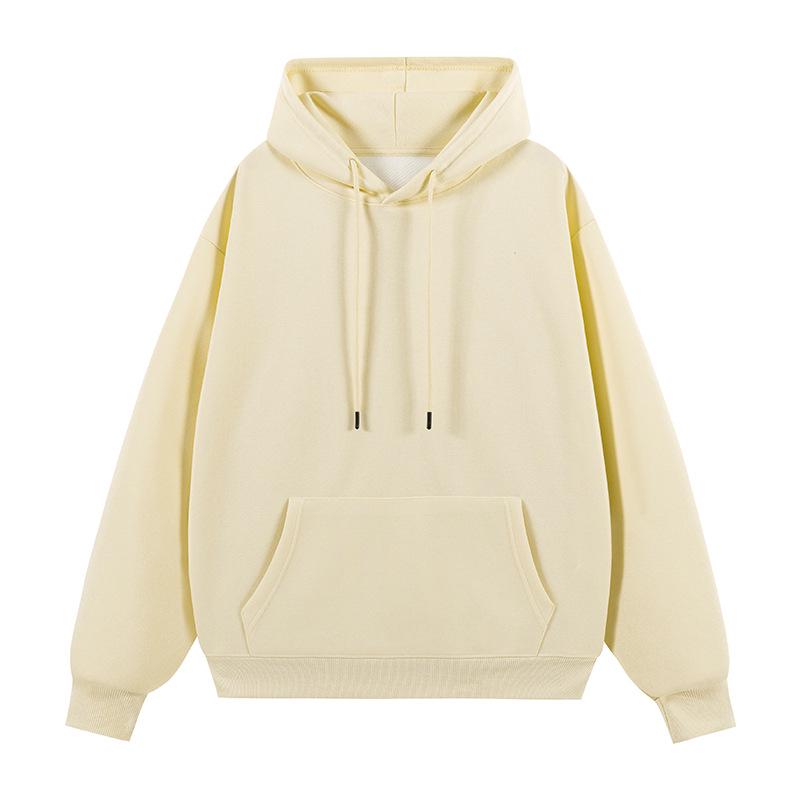 2025 Autumn Solid Color Loose Hoodie for Couples