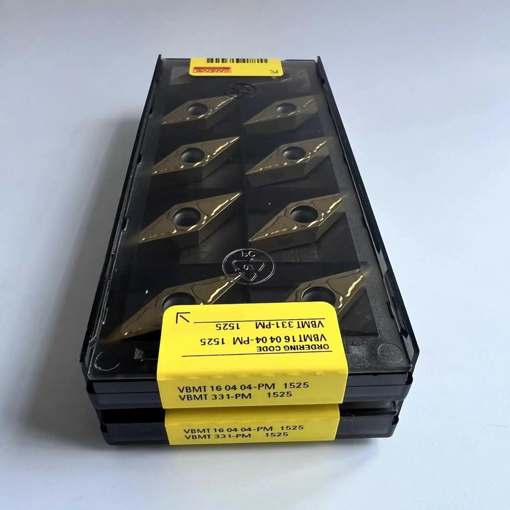 Original Sandvik / VBMT160404-PM 1525 /Carbide CNC Blade 10 PCS