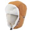 Утепленная зимняя шапка-пилот, ветрозащитная женская плюшевая шапка, повседневная шапка с защитой ушей, для катания на лыжах