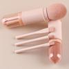 4 In 1 Mini Cute Makeup Brush Travel Makeup Brushes Set Professional Foundation Blending Powder Eye Shadow Brush
