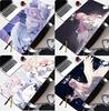 Gaming Mouse PadAntislip Rubber Base Stitched Edges Cherry Blossom Angel Anime Girls Art Print Extended Office Gamer Mat