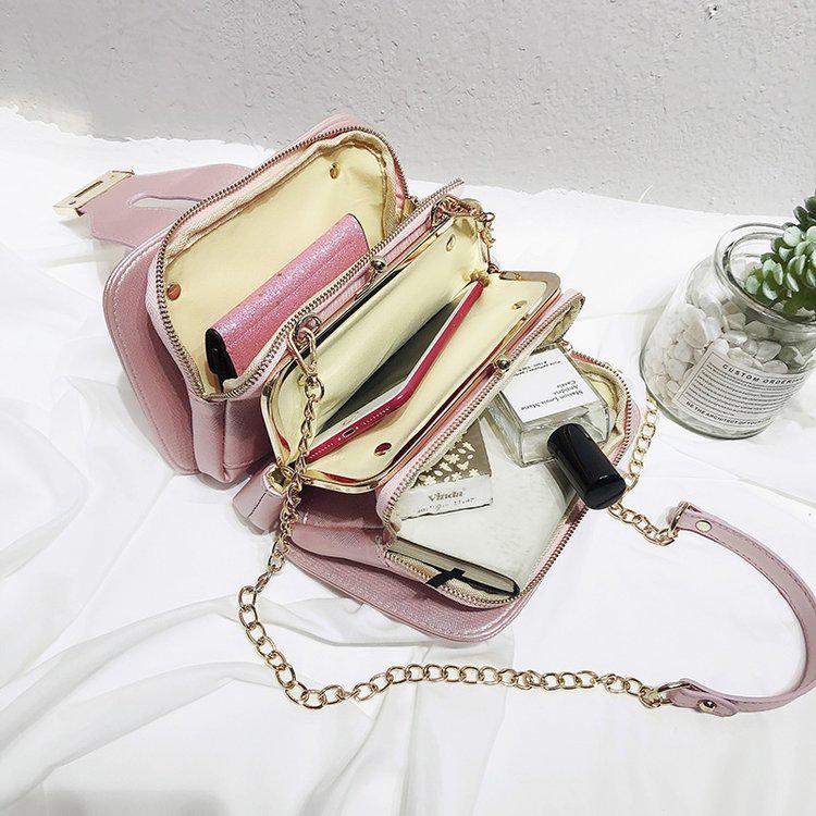 Модная женская сумка на ремне с цепочкой и клапаном, дизайнерские сумки, клатч с металлической пряжкой