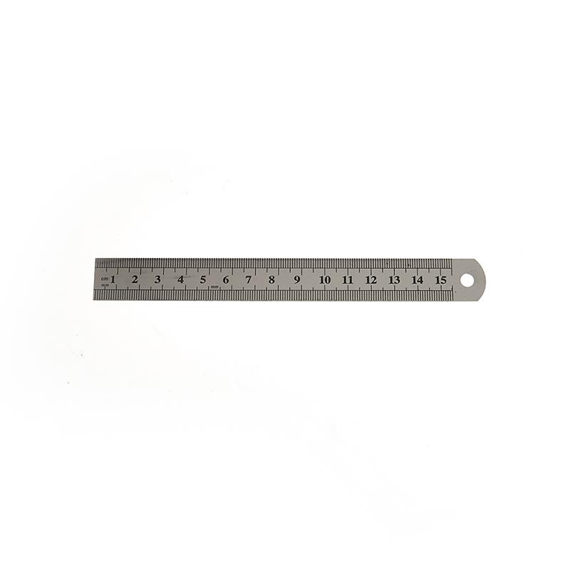 15-30Cm Stainless Steel Metal Straight Ruler Tool Double Sided Measuring Tool