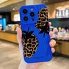 Чехол из мягкого силикона с принтом леопарда и клубники Для iPhone 16 15 12 13 11 14 Pro Max 16 15 14 Plus Ударопрочный с защитой камеры