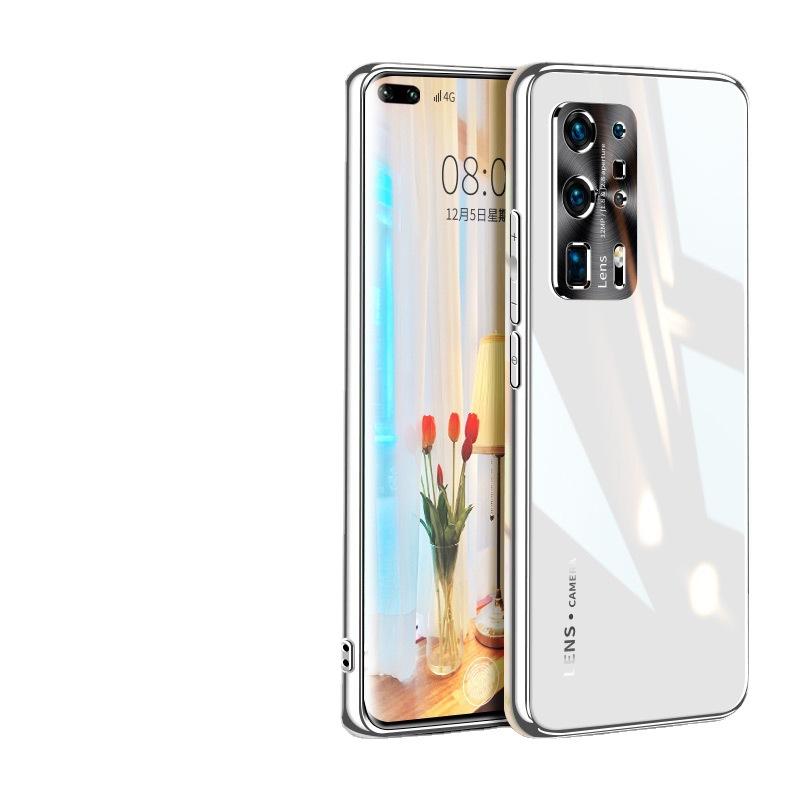 Подходит для чехла мобильного телефона Huawei p11pro, всесторонний чехол-защита с защитой объектива, модный бренд, p11, гальванизированный, силиконовый, стеклянный