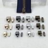 10 Sets/pack Size 5 Metal Silvery Zipper Stopper Open End Sewing Zipper Zipper Repair DIY Clothes