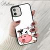 Cute Animal Strawberry Cow Phone Case for iPhone 11 12 13 14 Pro Max Mini XR XS SE 2020 6S 7 8 Plus Samsung Galaxy S21 S22 Shell