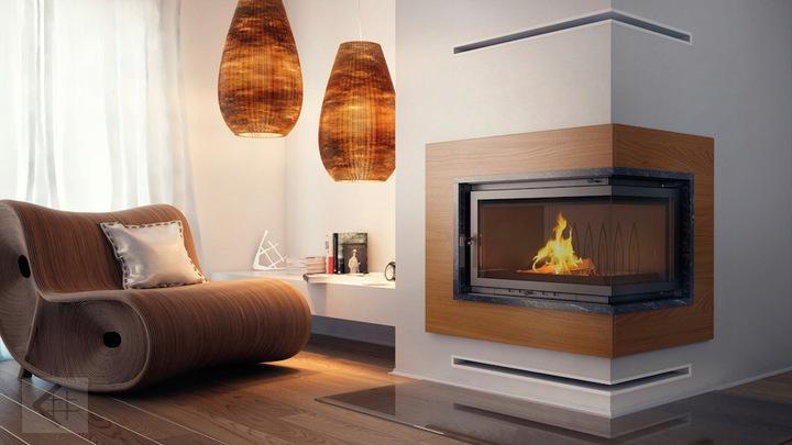 CORNER GRILLE LUFT 600x400x60 45S 80 GRAPHITE 2 Pcs