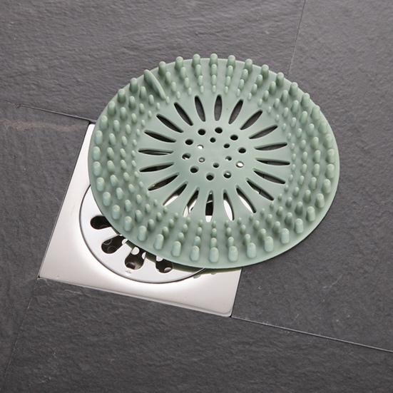 Силиконовая сливная крышка для пола, ловушка для волос, фильтр для раковины, сильная всасывающая пробка для запаха, сливные фильтры для ванной комнаты