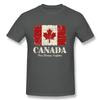 Canada Maple Leaf Flag TShirt 100 Cotton ONeck Summer Short Sleeve Casual Unisexs Tshirt Size S3XL