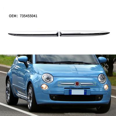 2x Верхняя накладка решетки переднего бампера Для 07-15 Fiat 500 735455041 735455042