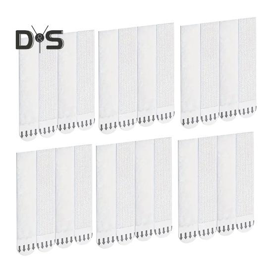 12 Pairs Picture Hanging Strip Heavy Duty Sticky Picture Hanger Removable No Nails Adhesive Photo Frame Mounting Artwork Poster Wall Hanging Tape