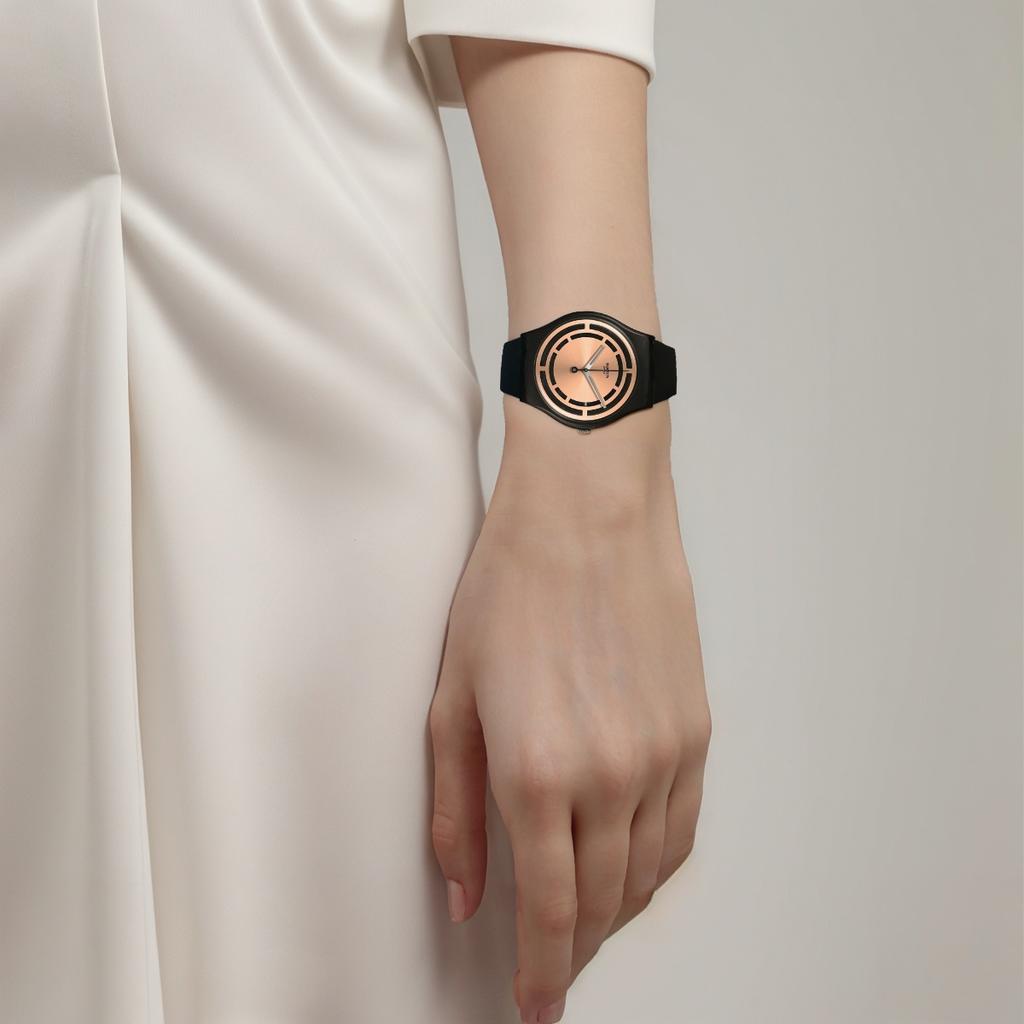 Swatch Унисекс 41 мм Золотые часы SO32B116 SO32B116