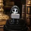 Фигурка Жнеца за чтением, Мини-статуэтка Жнеца из 3D-печати, Милый готический скелет-украшение для книжной полки, Рабочего стола, Полки, Декор для дома на Хэллоуин