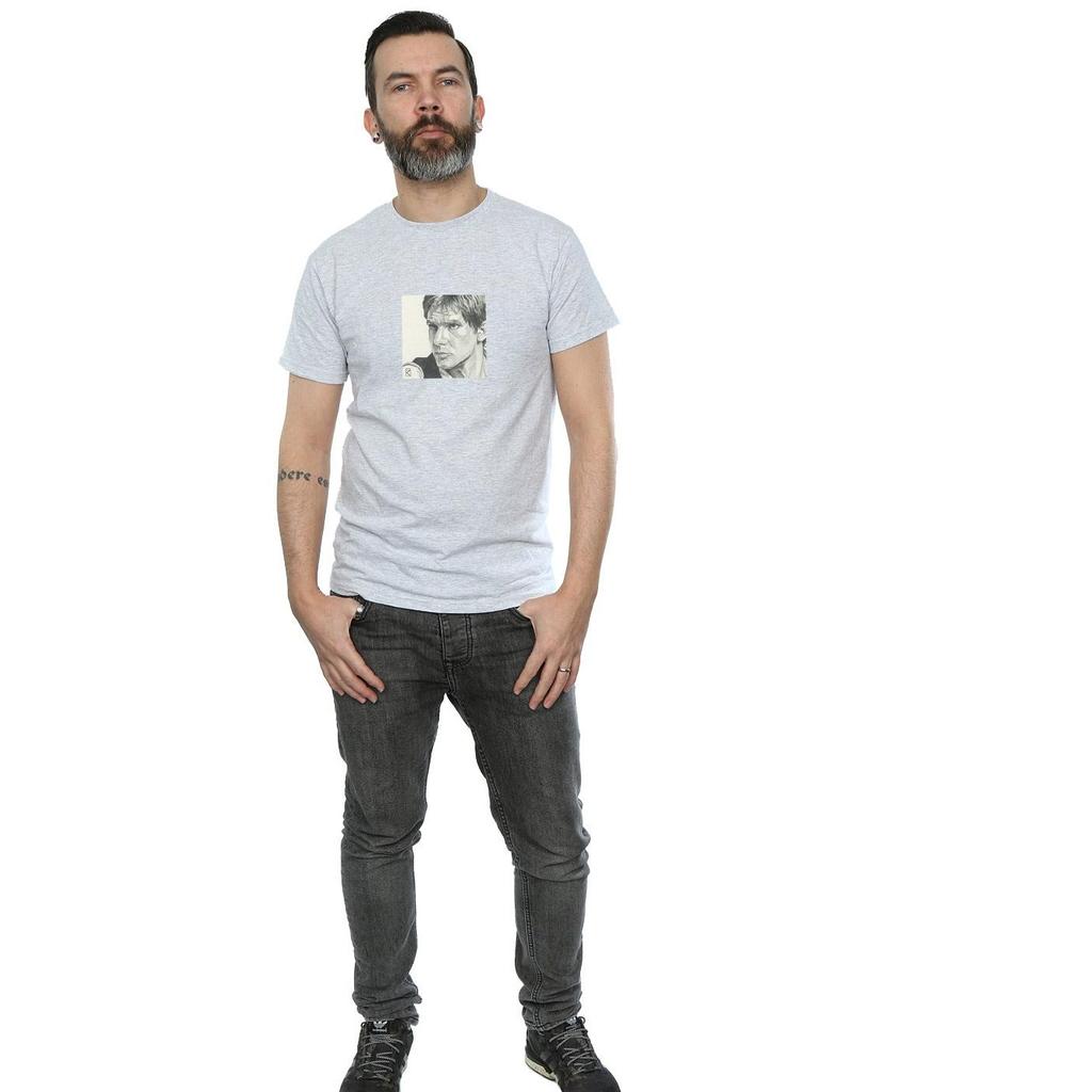 STAR WARS Мужская футболка с рисунком Хана Соло