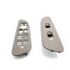 New 2Pcs For 02-05 Dodge Ram 1500 2500 3500 Quad Cab Door Window Switch Bezel Taupe