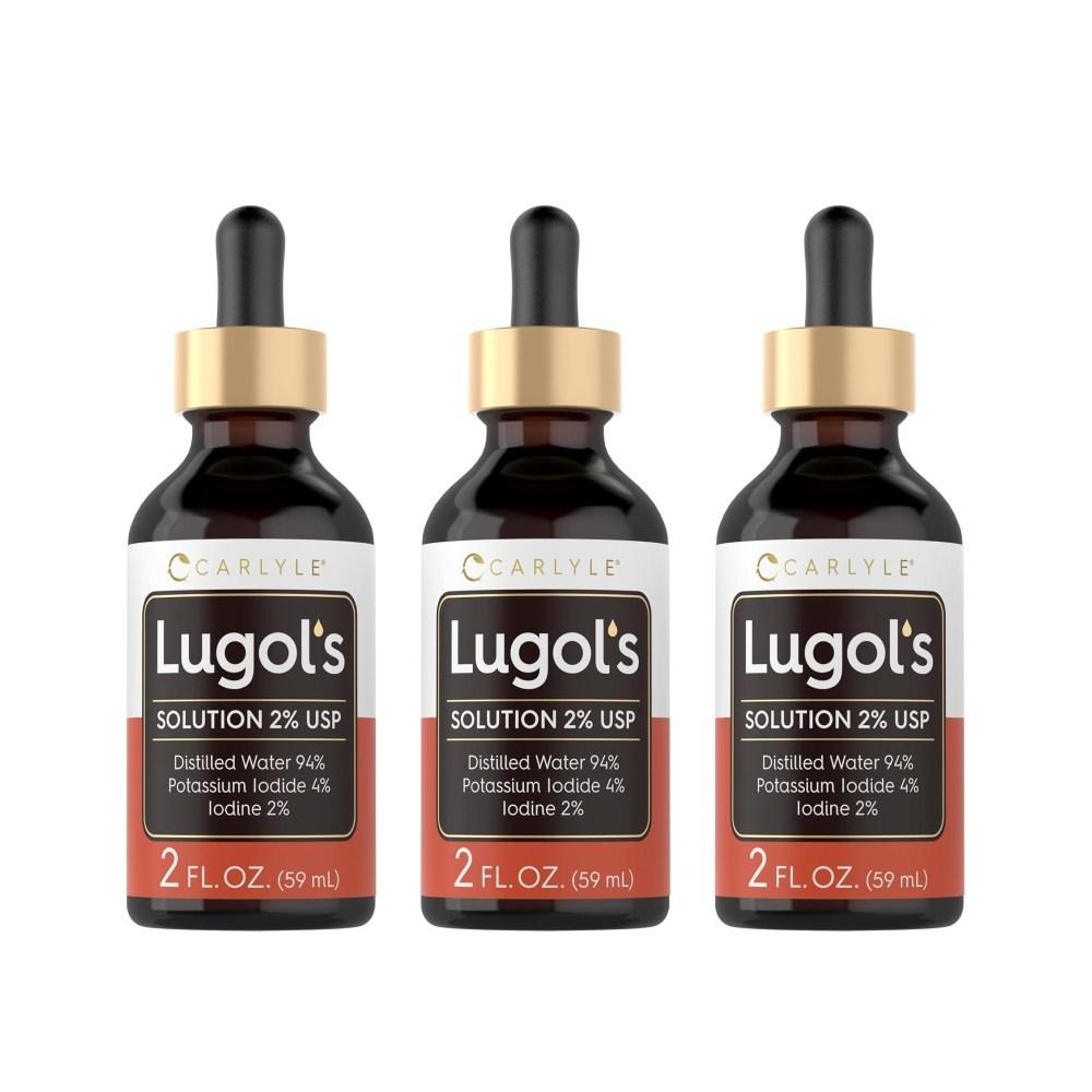 Carlyle Lugol's Iodine 2% 59ml 3 pcs