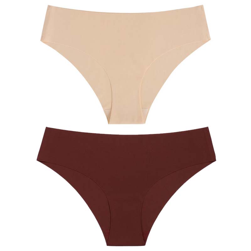 2 шт./лот сексуальные женские трусы без следов ледяного шелка нижнее белье с низкой талией спортивное белье женское нижнее белье трусы