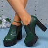 Serpentine Женские туфли на платформе с очень высоким каблуком из кожи Женские осенние новинки 2025 года, трендовые туфли для готической вечеринки Zapatillas Mujer