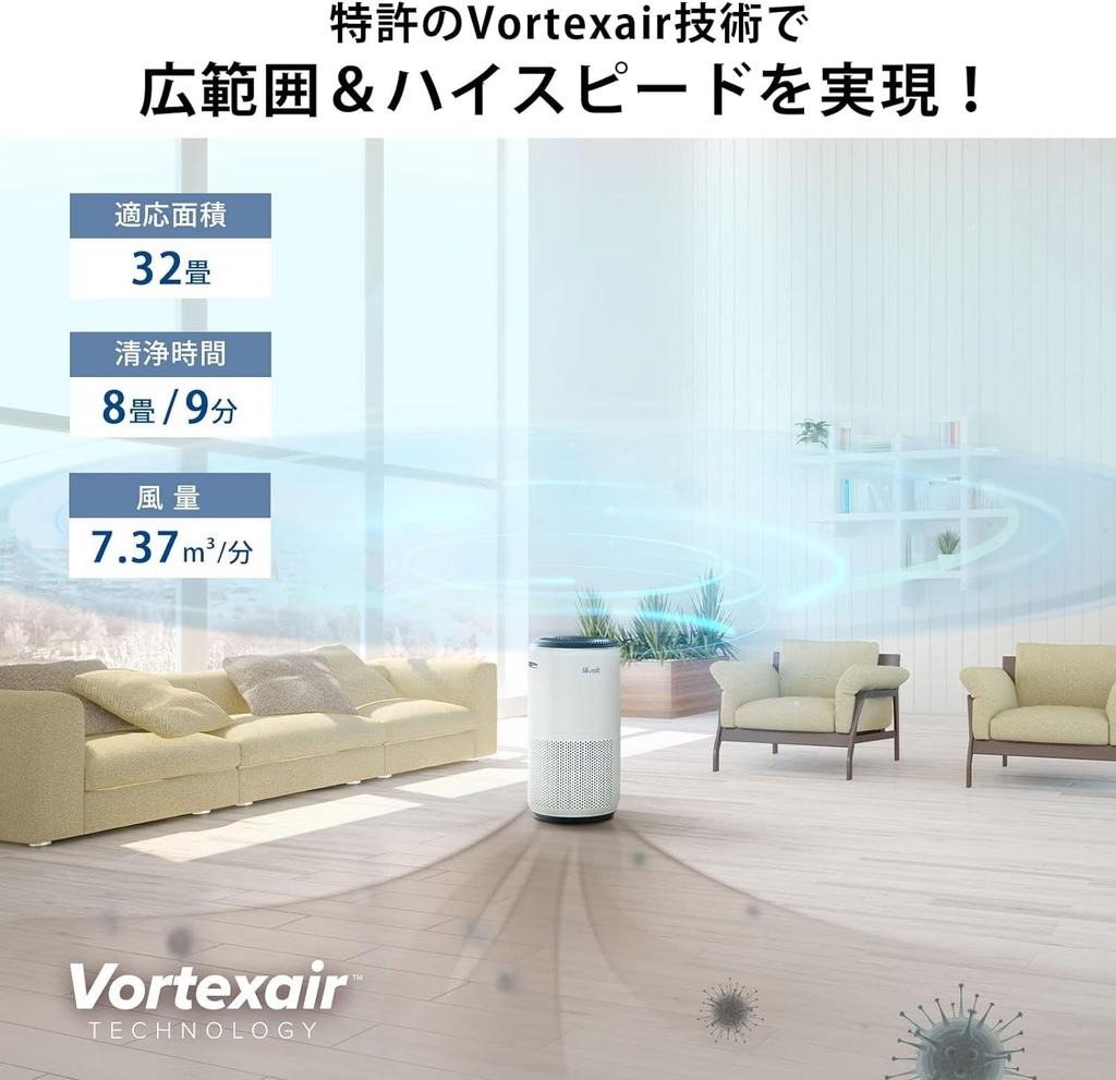Levoit Air 32 Tatami High Performance Energy Mold Plasma Plasma Dust Living Smartphone Pollen Core White Purifier, Mats, Model, Saving, Deodorizing,