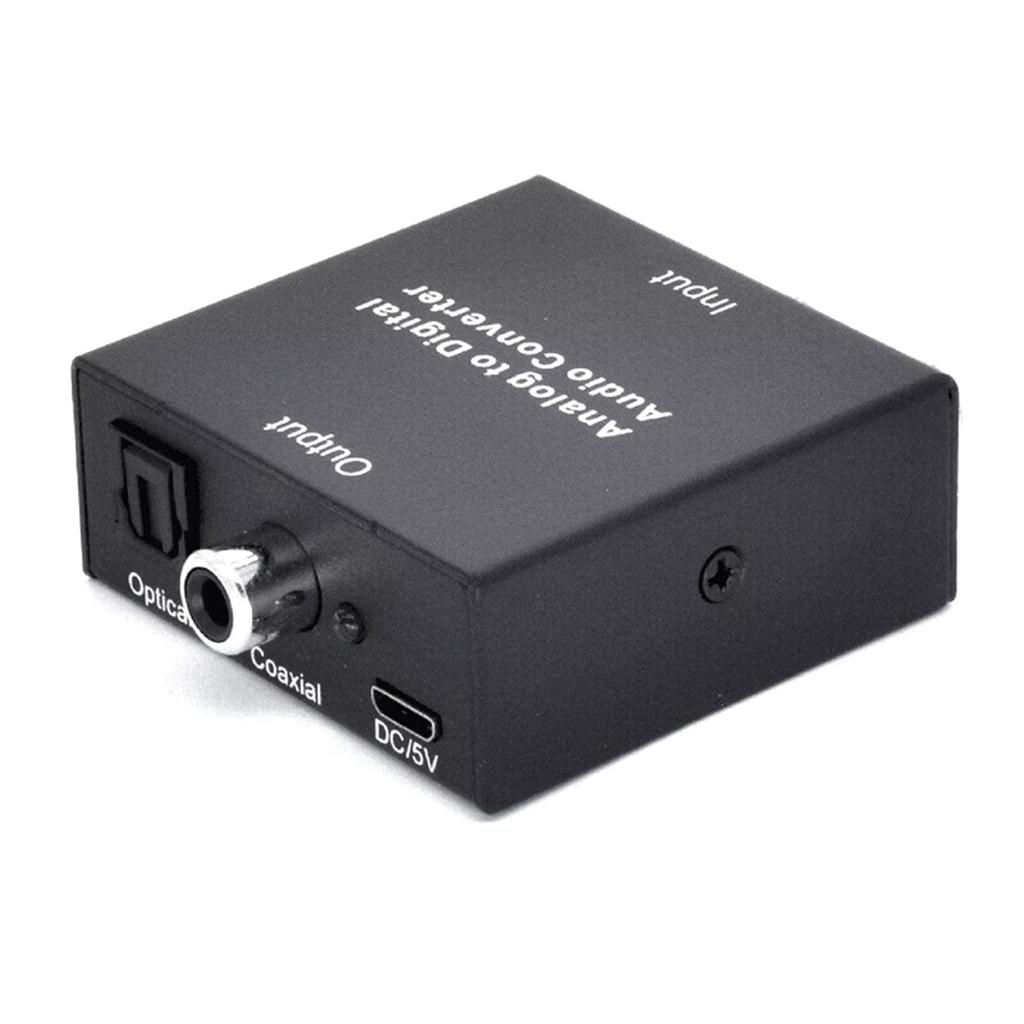 Цифро-аналоговый аудиоконвертер SPDIF 3,5 мм Опто-аналоговый преобразователь L/R-RCA Опто-3,5 мм