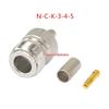 NCK345 N-тип, обжимной разъем, гнездо, для кабеля LMR240 50 Ом, RG59