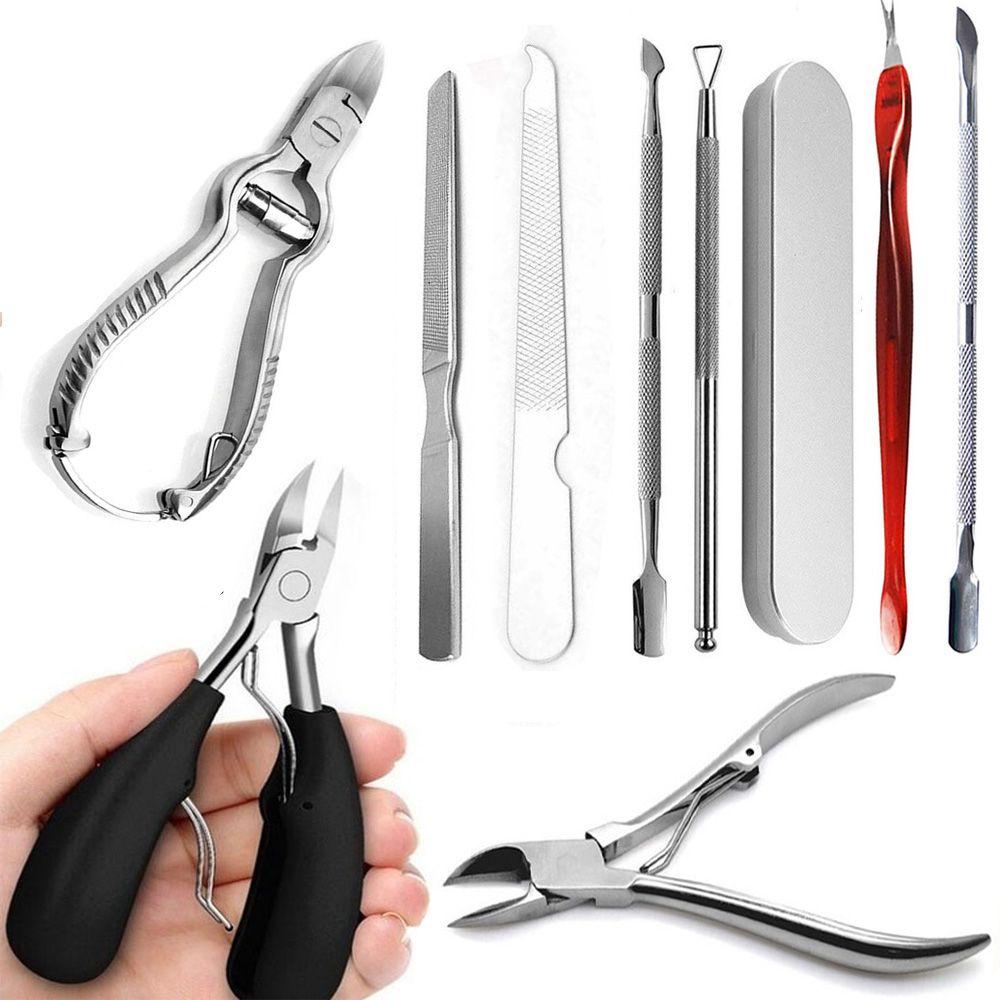 Pedicure Manicure Nipper Clipper Cuticle Cutter Scissors Nail Art Tool Set Dead Skin Remover Set