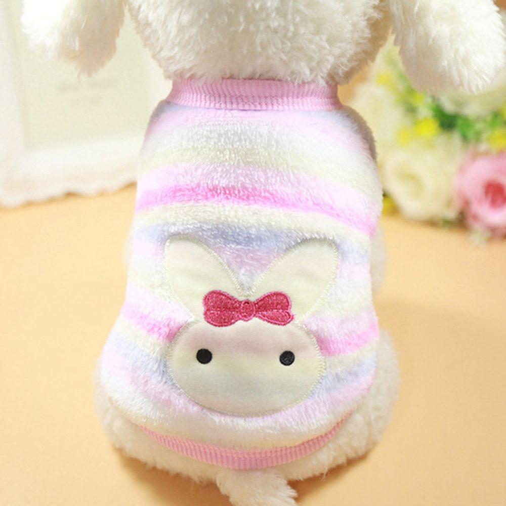 Warm Soft Cartoon Winter Yorkshire Pet Dog Clothes Dog Sweater For Small Dogs Dog Vest