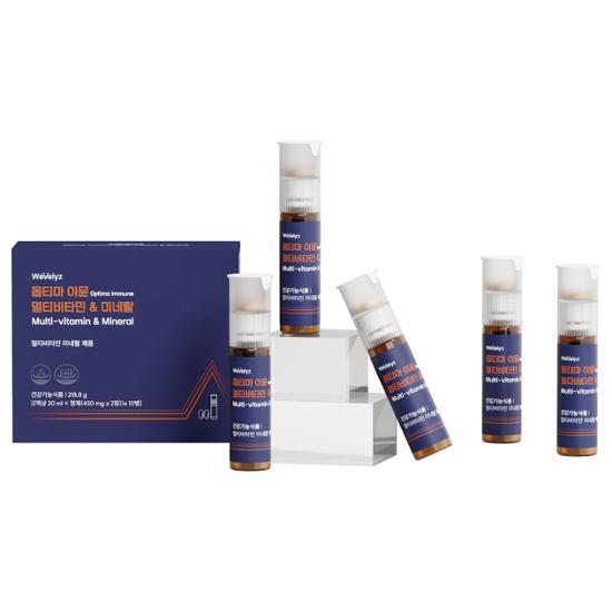 Webblyz Optima Иммунные мультивитамины и минералы 10 упаковок (10-дневный запас), Корейская здоровая пища