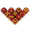 6 Sided Dice 16mm Game Dice 10pcs Marble Effect D6 Dice for Role Playing Poker Game Mahjong DIY Table Board Game