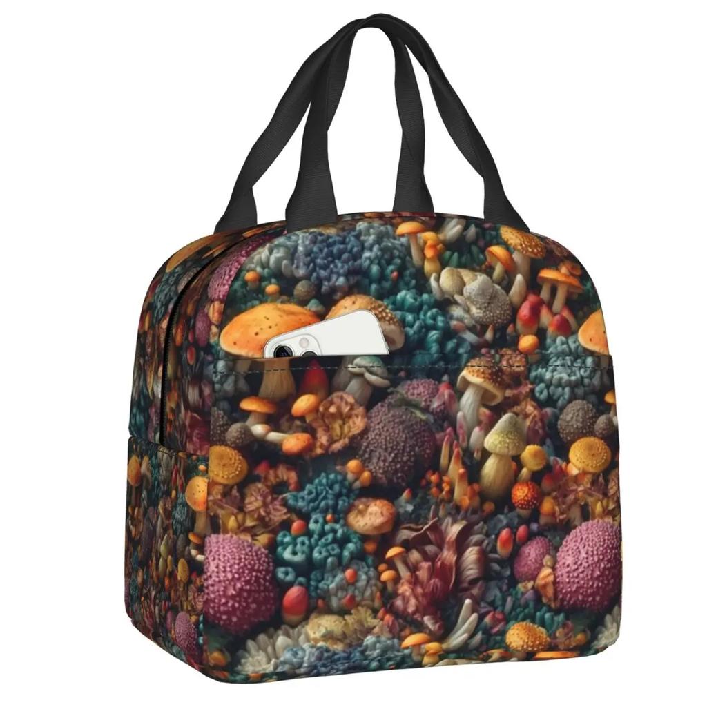Грибной лес изолированный ланч-бокс для женщин герметичный термохолодильник Bento Box Office Picnic Travel