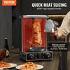 Electric Shawarma Knife Turkish Doner Kebab Meat Gyro Cutter with 2 Blades