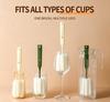 2pcs Sponge Bottle Cleaning Brush Jost Long Handle Multifunctional