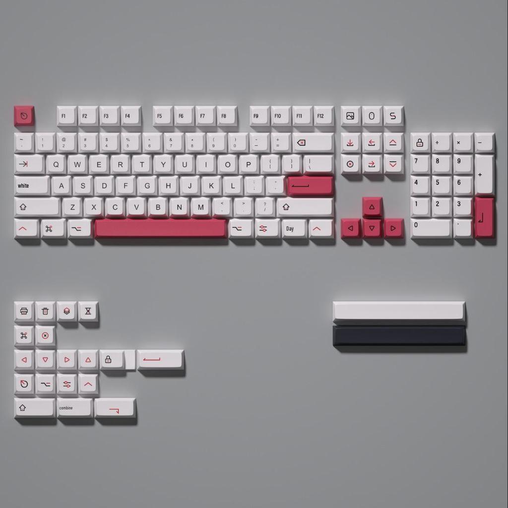 Набор кейкапов XDA PBT - Узор 'Собачка Пача', Сублимационная печать, Японский/Русский.