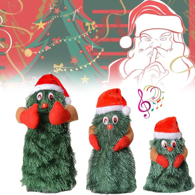 Дерево Электрическое Рождественское Вращающееся Танцующее Поющее Игрушки Кукла Подарок