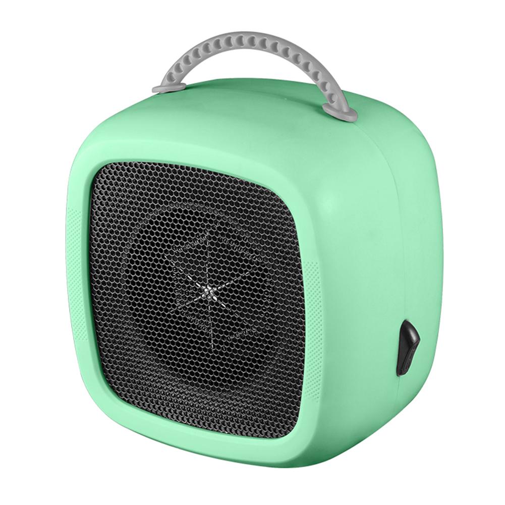 Мини настольный обогреватель с переносной ручкой, малошумный, безопасный дизайн, защита от сбоев питания для использования в офисе