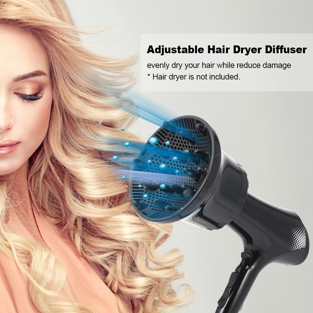 Hair Dryer Diffuser Adjustable Blow Dryers Diffuser for Curly or Wavy Hair Styling Accessories
