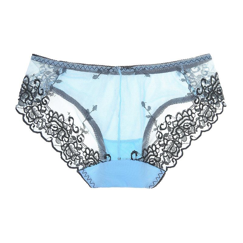 Женское нижнее белье, сексуальные трусики, кружевные бесшовные трусы с низкой талией