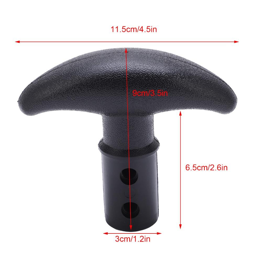 Sturdy PVC Kayak Paddle Handle T-Shaped Handle Inflatable Boat Paddle Handle Paddle Sports