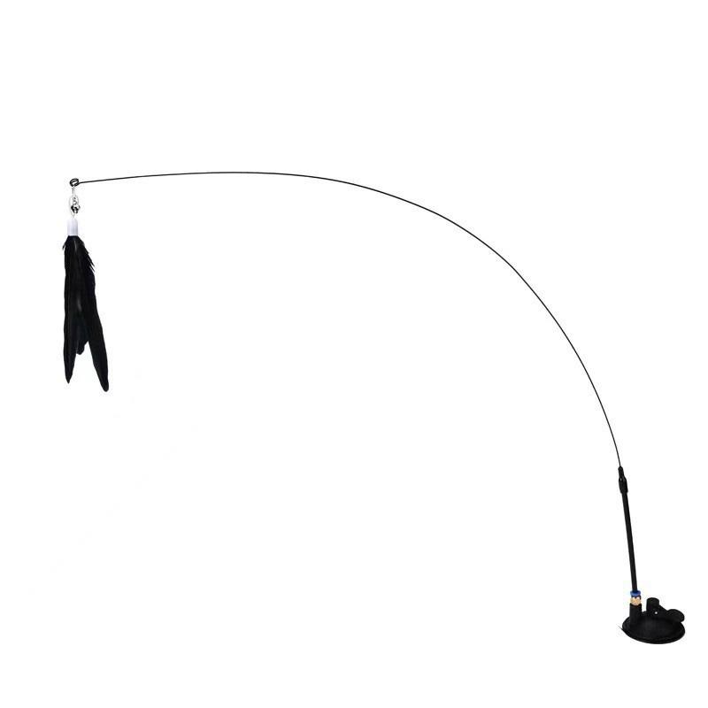 1 шт. забавная дразнящая палочка на присоске дразнящая игрушка погоня упражнение самопривет игрушки для кошек палочка для кошек игрушка