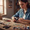 Набор из 6 штук ювелирных плоскогубцев для DIY, бокорезы, устойчивые к ржавчине, для начинающих